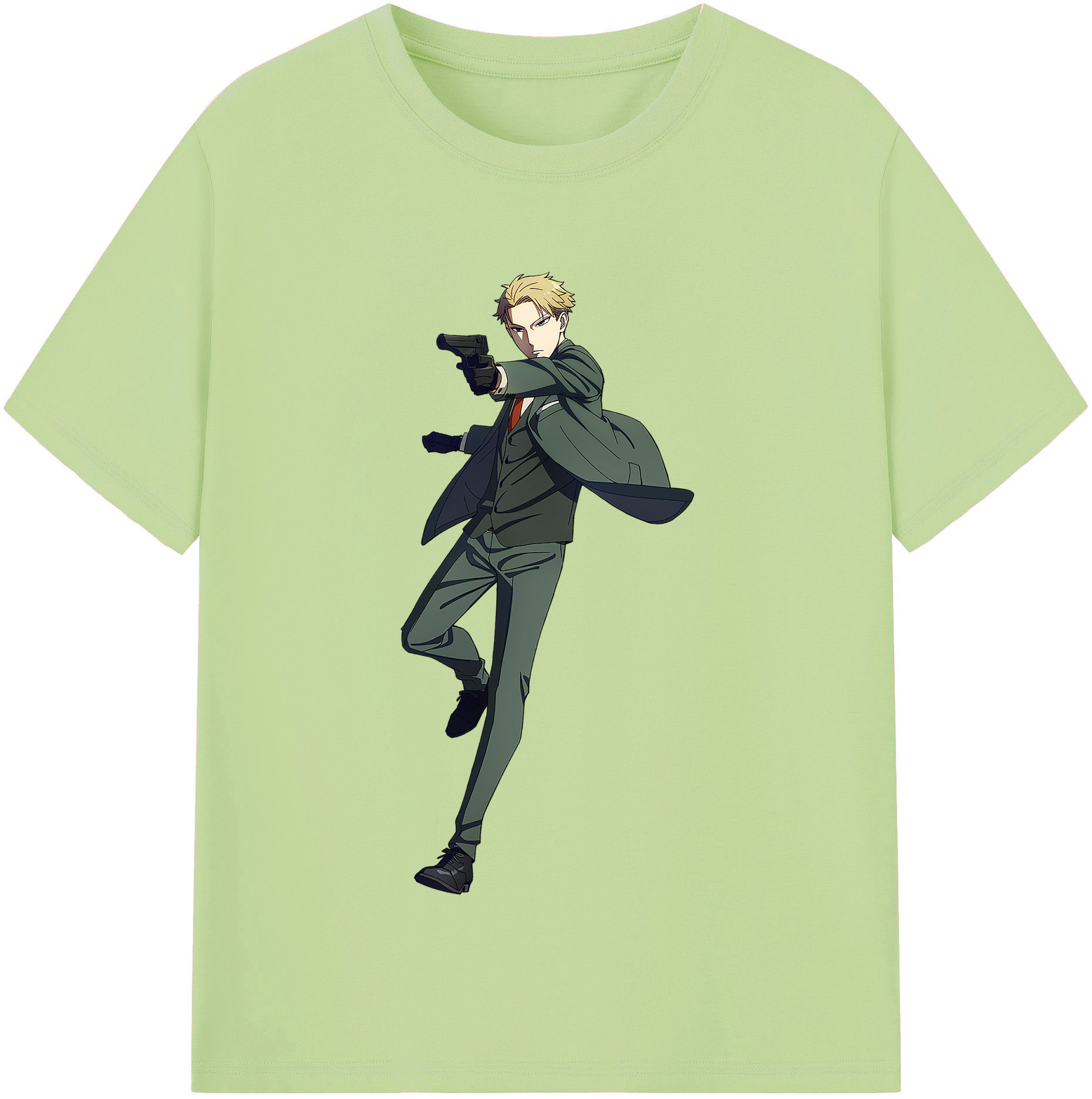 （画像用） SPY×FAMILY间谍家家酒 綿100％半袖Tシャツ（フロントプリント）